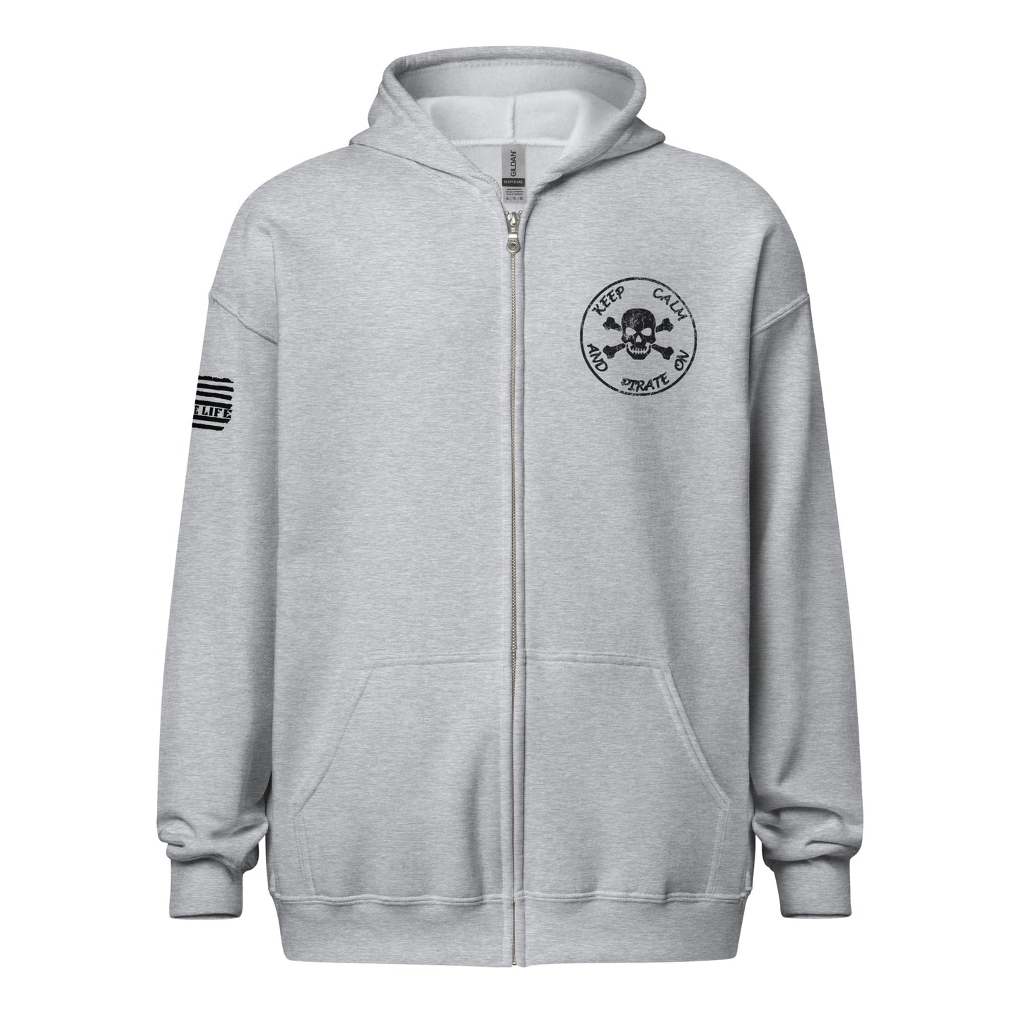Pirate Life Unisex heavy blend zip hoodie