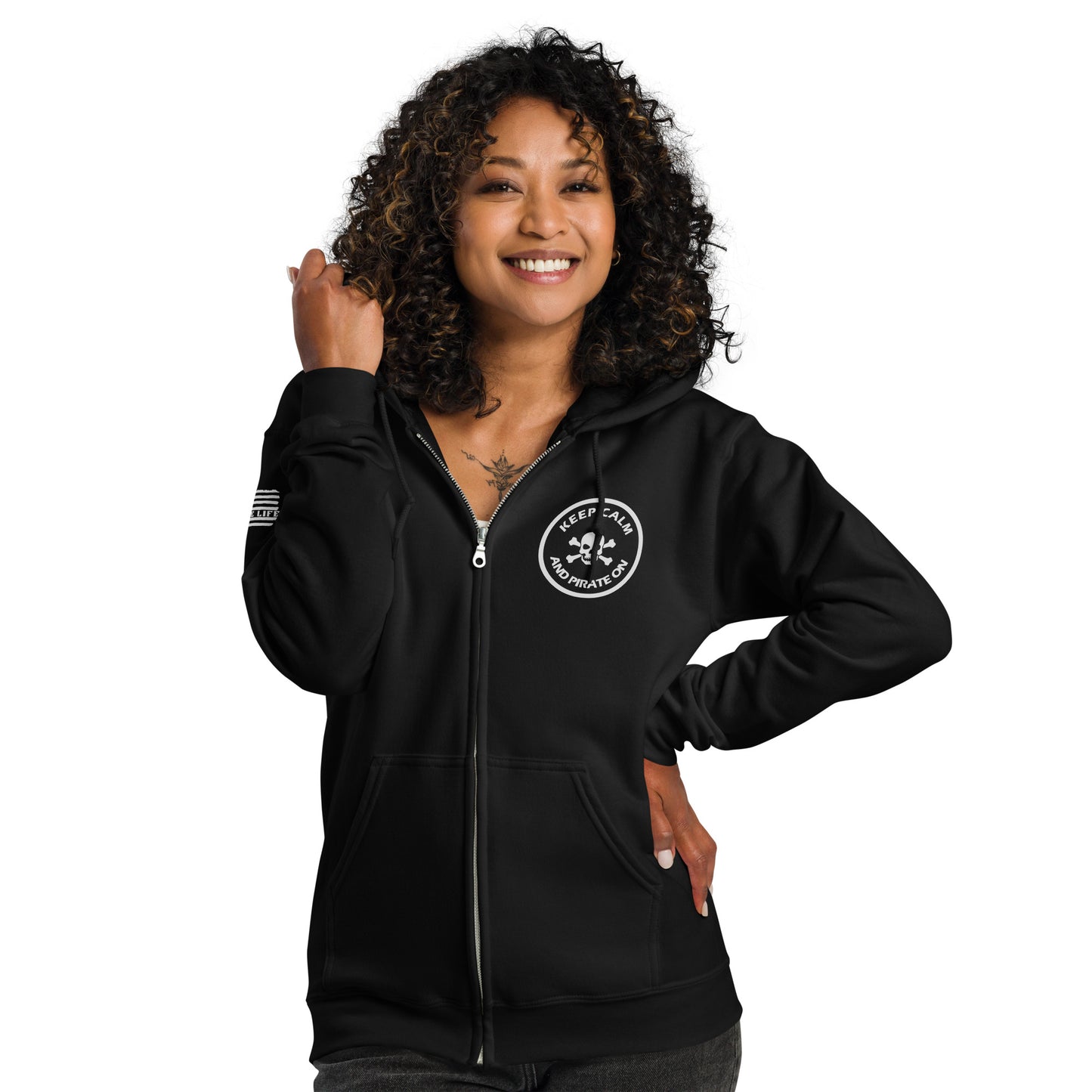 Pirate Life Unisex heavy blend zip hoodie