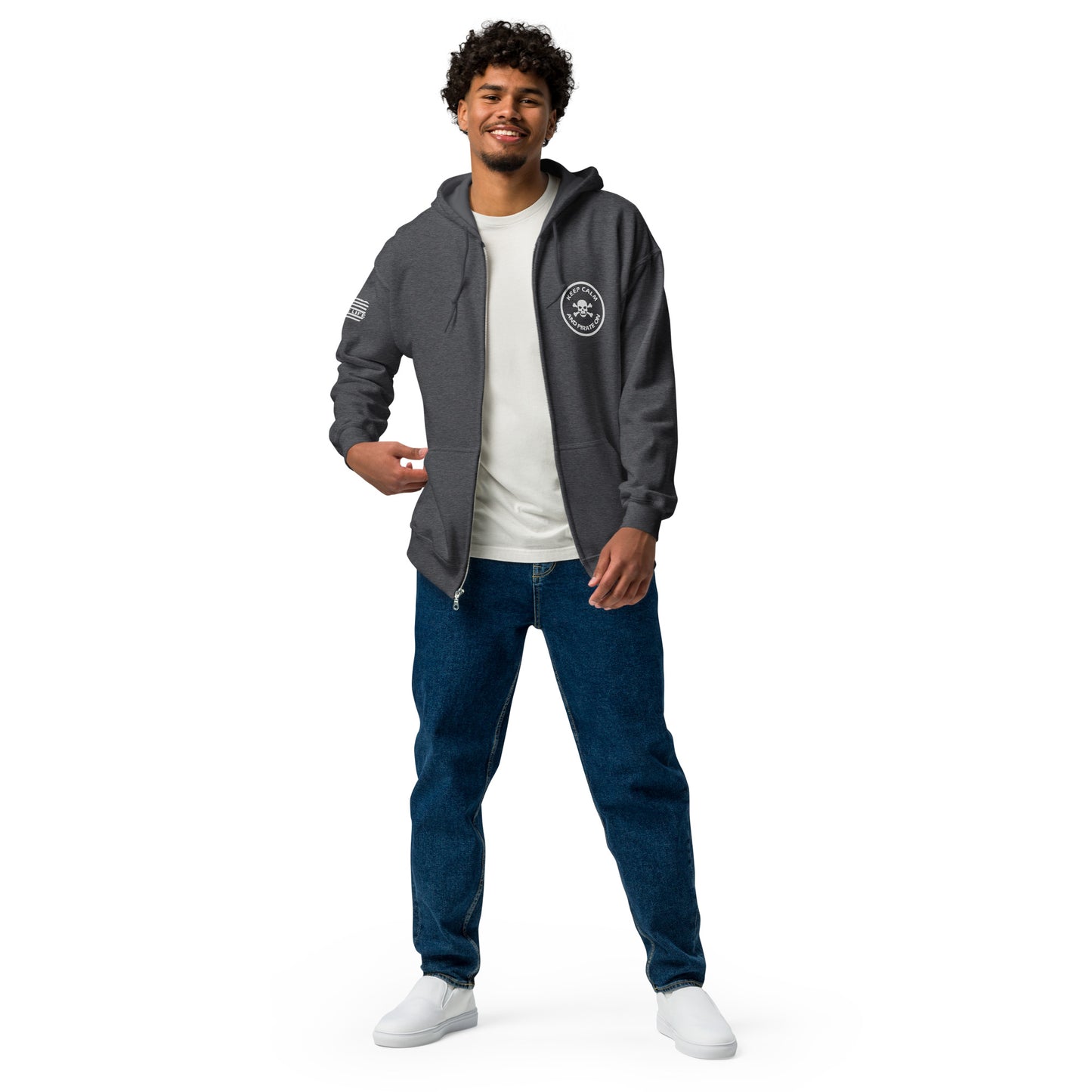 Pirate Life Unisex heavy blend zip hoodie